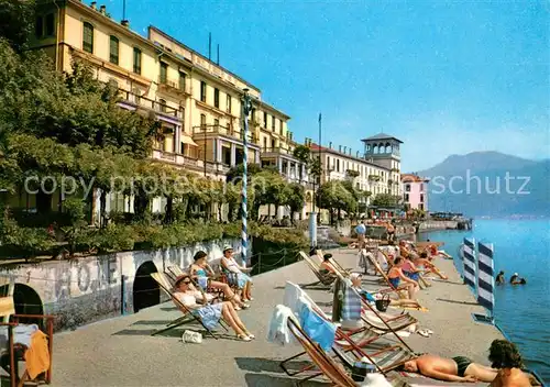 AK / Ansichtskarte Cadenabbia_Lago_di_Como Hotel Bellevue Lido Cadenabbia_Lago_di_Como