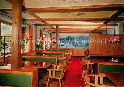 AK / Ansichtskarte Karlstein_Oberbayern Hotel Restaurant Karlsteiner Stuben Karlstein_Oberbayern