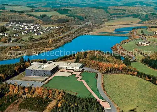 AK / Ansichtskarte Stade_Biggesee Jugendherberge Biggesee Fliegeraufnahme Stade Biggesee