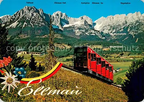 AK / Ansichtskarte Ellmau_Tirol Sport Center am Wilden Kaiser Hartkaiser Standseilbahn Ellmau Tirol