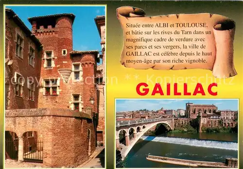 AK / Ansichtskarte Gaillac_81 Celebre par ses crus reputes 