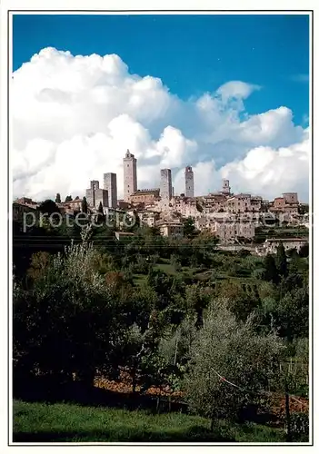 AK / Ansichtskarte San_Gimignano_Toscana Panorama 