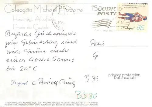 AK / Ansichtskarte Albufeira Hapimag Praia do Castelo Strand Pool Albufeira