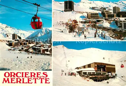 AK / Ansichtskarte Orcieres_Hautes_Alpes Vues sur la station Orcieres_Hautes_Alpes