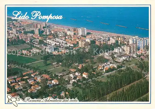 AK / Ansichtskarte Pomposa Lido Panorama dall aereo Pomposa