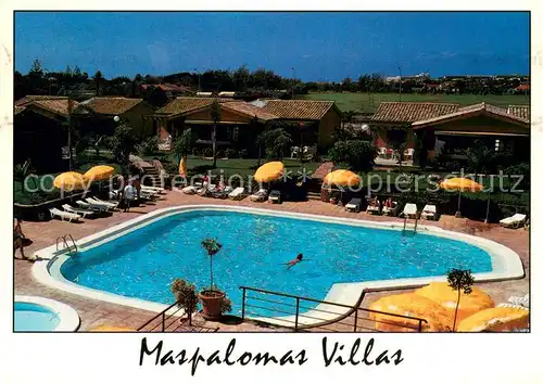 AK / Ansichtskarte Maspalomas_Gran_Canaria Bungalows Maspalomas Villas Campo de Golf Piscina 