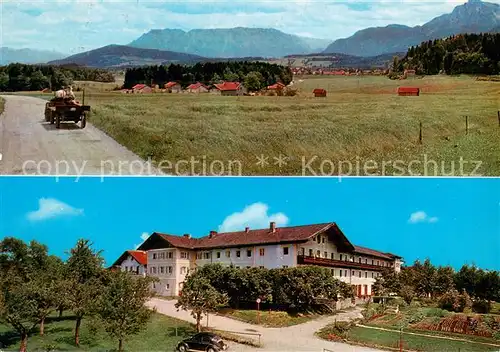 AK / Ansichtskarte Teisendorf_Oberbayern Panorama Kurheim Holzhausen Teisendorf Oberbayern