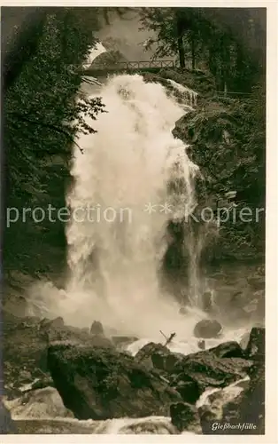 AK / Ansichtskarte Brienz_BE Giessbachfaelle Wasserfall Brienz_BE
