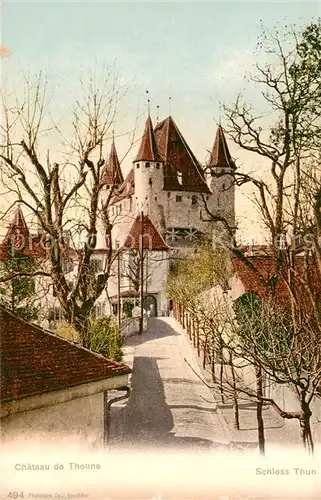 AK / Ansichtskarte Thun_BE Schloss Chateau Thun_BE