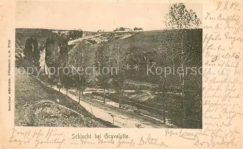 AK / Ansichtskarte Gravelotte_Moselle_57 Panorama Schlucht 