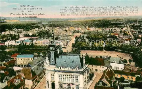 AK / Ansichtskarte Sens_89 Panorama de la partie nord de la ville 