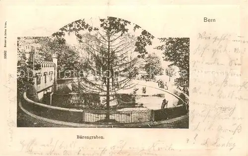 AK / Ansichtskarte Bern_BE Baerengraben Bern_BE