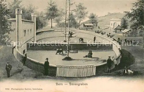 AK / Ansichtskarte Bern_BE Baerengraben Bern_BE