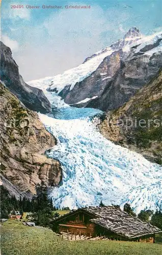 AK / Ansichtskarte Grindelwald Oberer Gletscher Berner Alpen Grindelwald