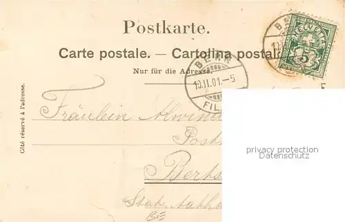 AK / Ansichtskarte Bern_BE Kesslergasse Kirche Bern_BE