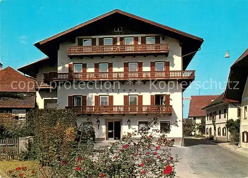 AK / Ansichtskarte Nussdorf_Attersee Hotel Gasthof Pension Wiesinger Ragginger Nussdorf Attersee