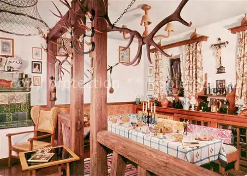 AK / Ansichtskarte Sasbachwalden Sternenwirtshaus Hohritt Gaststube Sasbachwalden