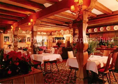 AK / Ansichtskarte Oberlehen Hotel Baeren Gaststube Oberlehen