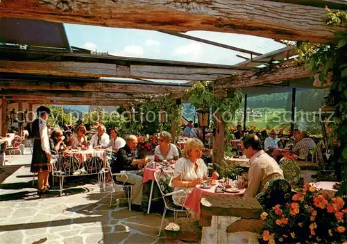 AK / Ansichtskarte Tonbach Kurhotel Traube Tonbach Terrasse Tonbach