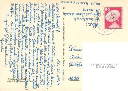 AK / Ansichtskarte Hoechenschwand Fliegeraufnahme Hoechenschwand