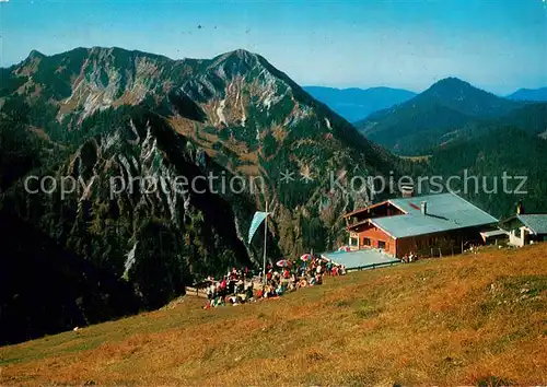 AK / Ansichtskarte Kreuth_Tegernsee Berggaststaette Hirschberghaus Kreuth Tegernsee