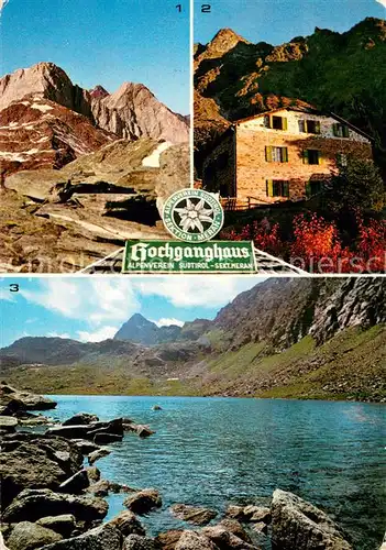 AK / Ansichtskarte Meran_Merano Blick von der Lazinser Roetelspitze auf Lodner Schutzhaus Hochgang Langsee Spronserseenplatte mit Tschigat Meran Merano