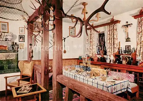 AK / Ansichtskarte Sasbachwalden Sternenwirtshaus Hohritt Gaststube Sasbachwalden