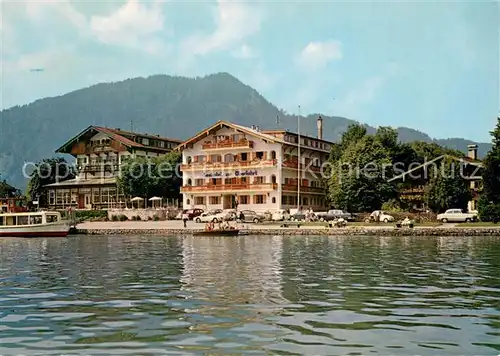 AK / Ansichtskarte Rottach Egern_Tegernsee Seehotel zur ueberfahrt  