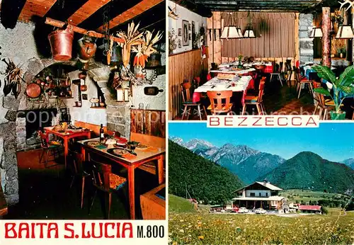 AK / Ansichtskarte Bezzecca Baita Santa Lucia Gaststube Panorama Bezzecca