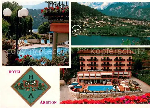 AK / Ansichtskarte Levico_Terme Hotel Ariston Pool Panorama Levico Terme