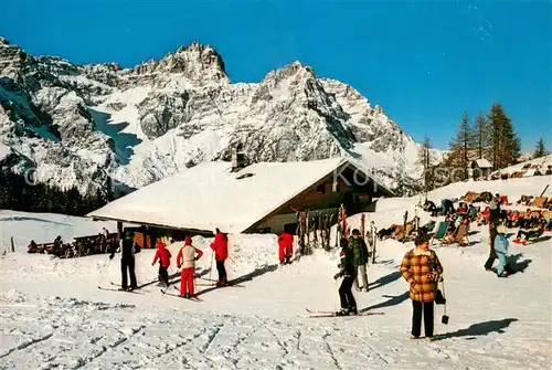 AK / Ansichtskarte Sexten_Sesto_Suedtirol Rifugio Rudi Huette Sexten_Sesto_Suedtirol