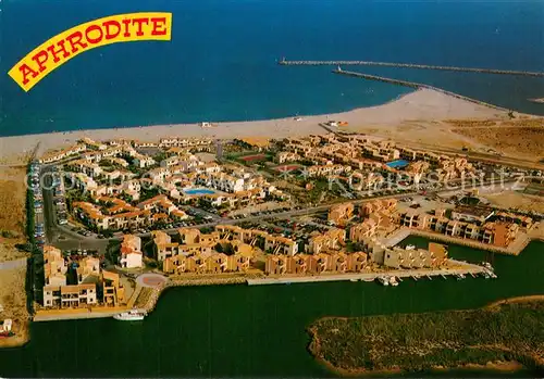 AK / Ansichtskarte Port_Leucate Aphrodite Village Vue aerienne Port_Leucate