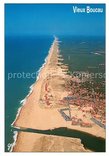 AK / Ansichtskarte Boucau_Bayonne Vieux Boucau Port dAlbret Vue aerienne Boucau Bayonne