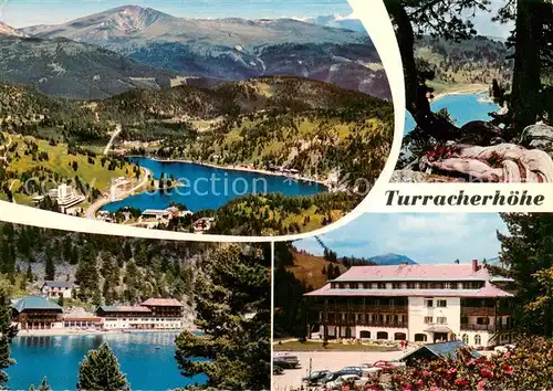 AK / Ansichtskarte Turracherhoehe_1783m mit See Seehotel Jaegerwirt Hotel Hochschober 