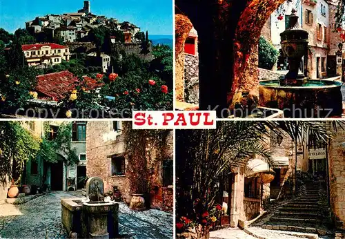 AK / Ansichtskarte Saint Paul_Alpes Maritimes Cite des peintres et des artistes Saint Paul