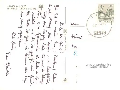 AK / Ansichtskarte Porec Istarske Toplice Terme Porec