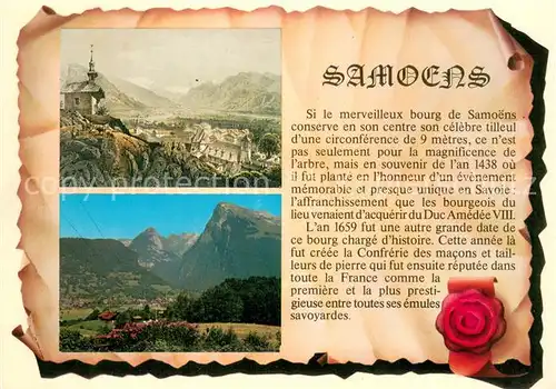 AK / Ansichtskarte Samoens Panorama Samoens