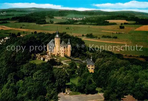 AK / Ansichtskarte Schloss_Homburg Fliegeraufnahme Schloss Homburg