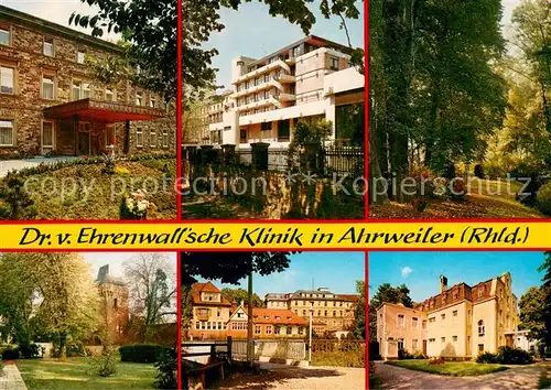 AK / Ansichtskarte Ahrweiler_Ahr Dr von Ehrenwallsche Klinik Teilansichten Ahrweiler_Ahr