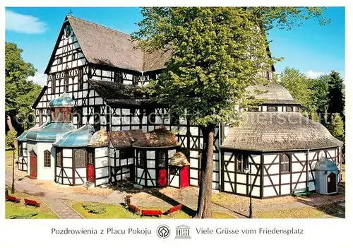 AK / Ansichtskarte Swidnica Pozdrowienia z Placu Pokoju Swidnica