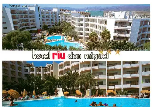 AK / Ansichtskarte Playa_del_Ingles Hotel Don Miguel Pool Playa_del_Ingles