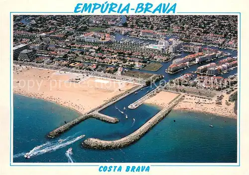 AK / Ansichtskarte Empuriabrava Fliegeraufnahme Empuriabrava