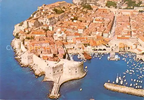 AK / Ansichtskarte Dubrovnik_Ragusa Fliegeraufnahme Dubrovnik Ragusa
