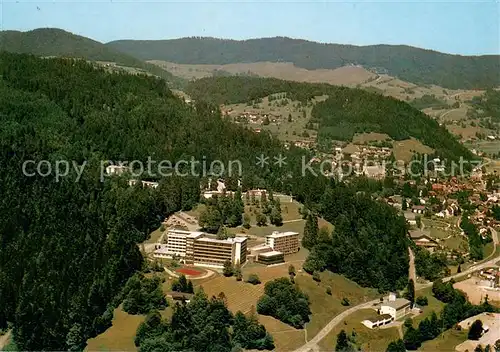 AK / Ansichtskarte Todtmoos Klinik Wehrawald Fliegeraufnahme Todtmoos