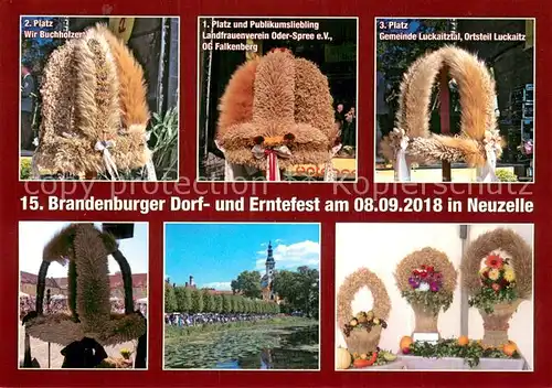AK / Ansichtskarte Neuzelle 15. Brandenburger Dorf  und Erntefest Neuzelle