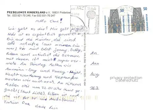 AK / Ansichtskarte Prebelow Prebelower Kinderland Teilansichten Prebelow