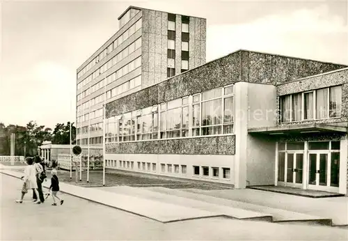 AK / Ansichtskarte Binz_Ruegen FDGB  Ferienheim Akona Aussenansicht Binz_Ruegen