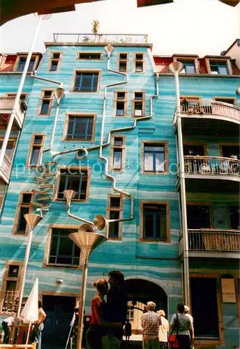 AK / Ansichtskarte Dresden Lustiges Haus Aussenansicht Dresden