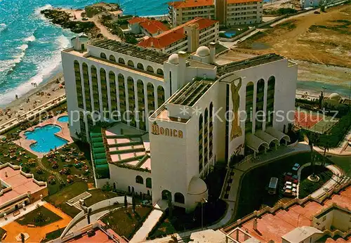 AK / Ansichtskarte Nerja_Costa_del_Sol_Espana Fliegeraufnahme Hotel Monica 