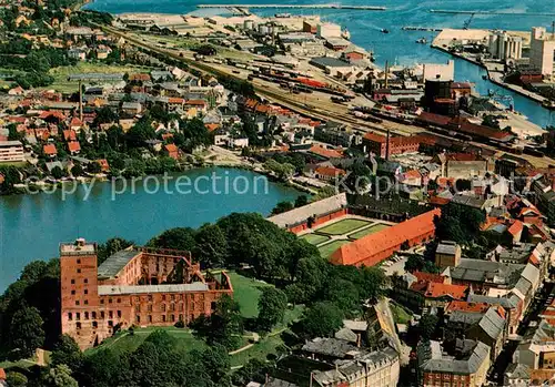 AK / Ansichtskarte Kolding Fliegeraufnahme Teilansicht Kolding